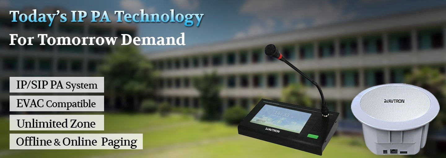 IP speakers, IP paging microphones and software