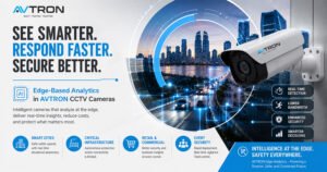 Edge-Based Analytics in CCTV Cameras for smart cities, commercial buildings, and critical infrastructure using AVTRON AI surveillance solutions.